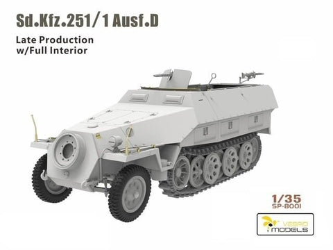 Vespid Models Sd.Kfz.251/1 Ausf.D plastikinis modelis 1:35