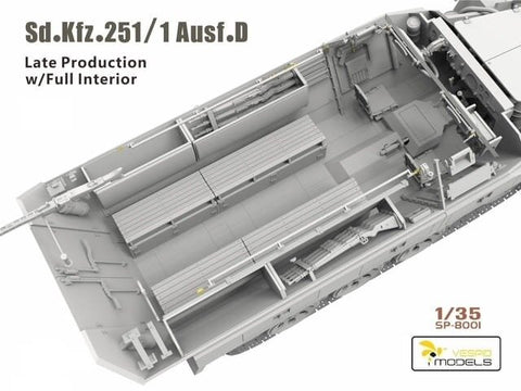 Vespid Models Sd.Kfz.251/1 Ausf.D plastikinis modelis 1:35