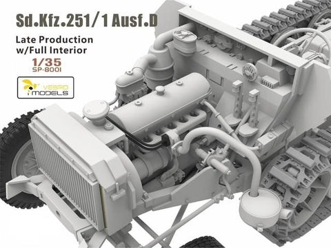 Vespid Models Sd.Kfz.251/1 Ausf.D plastikinis modelis 1:35