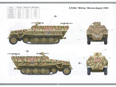 Vespid Models Sd.Kfz.251/1 Ausf.D plastikinis modelis 1:35