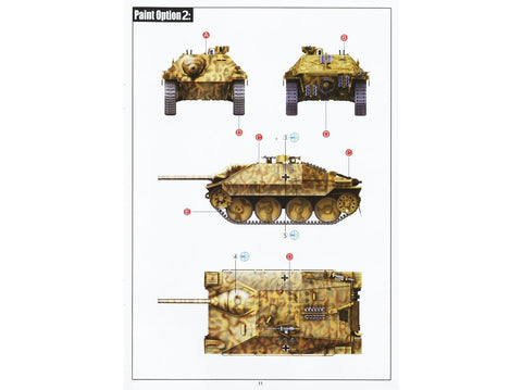 VESPID Jagdpanzer 38(t) Hetzer ankstyvas 1/72 tanko modelis