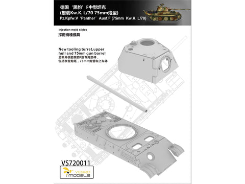 Vespid Pz.Kpfw.V Panther F 1/72 plastikinis surinkimo rinkinys (75 mm L/70)
