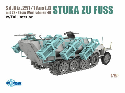Sd.Kfz.251/1 Ausf.D Stuka zu Fuss plastikinis modelis 1/35