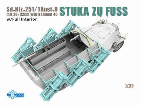 Sd.Kfz.251/1 Ausf.D Stuka zu Fuss plastikinis modelis 1/35