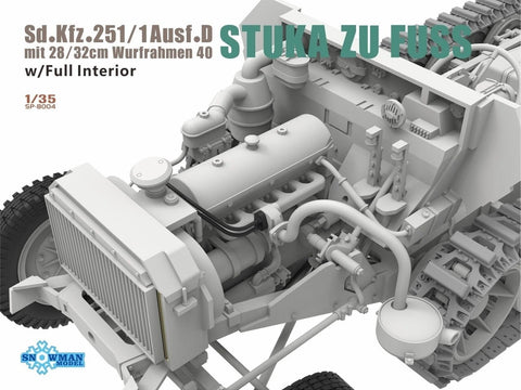 Sd.Kfz.251/1 Ausf.D Stuka zu Fuss plastikinis modelis 1/35