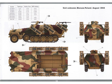 Sd.Kfz.251/1 Ausf.D Stuka zu Fuss plastikinis modelis 1/35