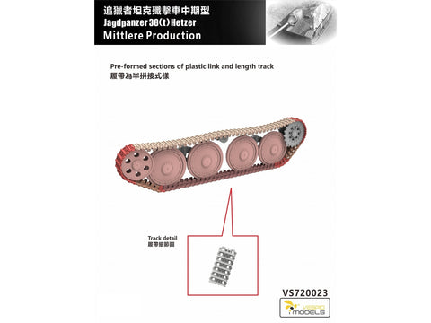 Jagdpanzer 38(t) Hetzer plastikinis surenkamas modelis 1/72 (vid. gamyba)