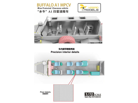 Vespid Buffalo A1 MPCV 1/72 plastikinis surinkimo rinkinys