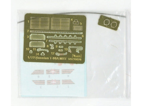 VESPID T-90A rusiškas mūšio tankas 1/72 plastikinis surenkamas modelis