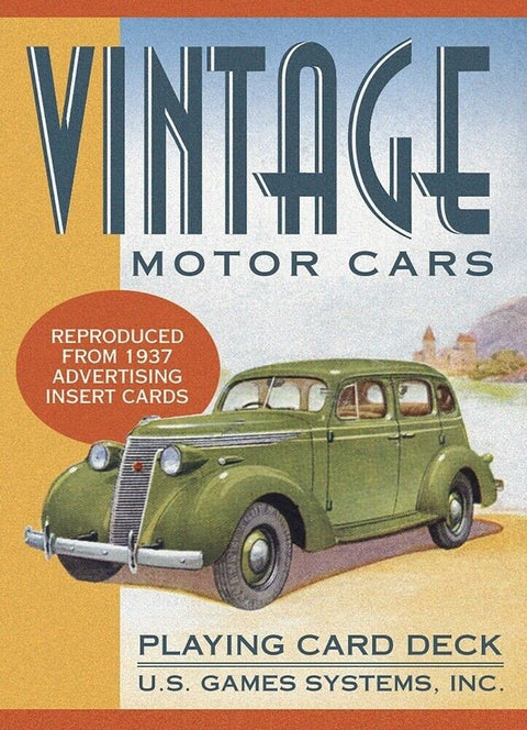 US Games Systems: Vintage Motor Cars žaidimų kortos - HOBI.LT 🇱🇹