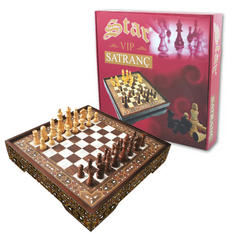 Star: Vip Chess Set Pearl Lux L dydžio šachmatų rinkinys Star - HOBI.LT 🇱🇹