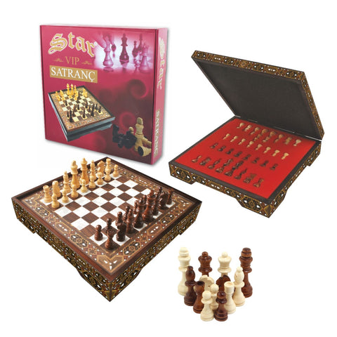 Star: Vip Chess Set Pearl Lux L dydžio šachmatų rinkinys Star - HOBI.LT 🇱🇹