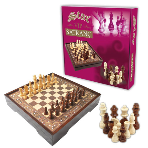 Star: Vip Chess Set Walnut S dydžio šachmatų rinkinys Star - HOBI.LT 🇱🇹