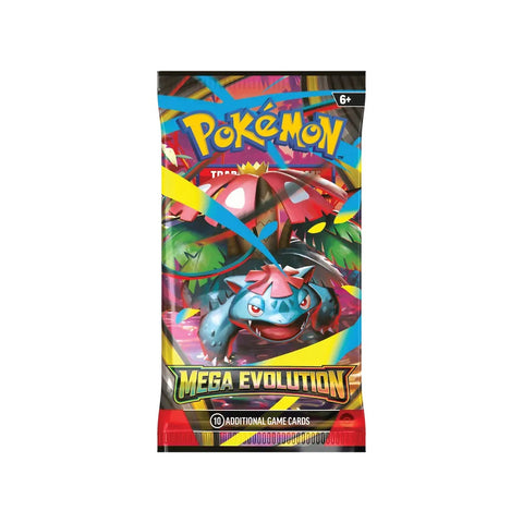 Pokemon TCG Mega Evolution stiprintuvas – 10 kortų pakelis (EN)