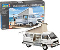 Revell: Volkswagen T3 Camper - PLASTIKINIS modeliavimo rinkinys - HOBI.LT 🇱🇹