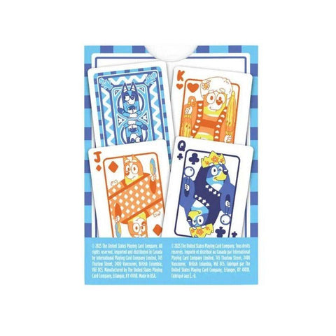 Bicycle Bluey žaidimo kortų kaladė – 52 kortos + 2 džokeriai