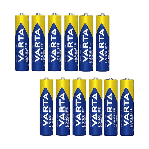 Varta Longlife Power AAA šarminės baterijos 1,5 V, 12 vnt.