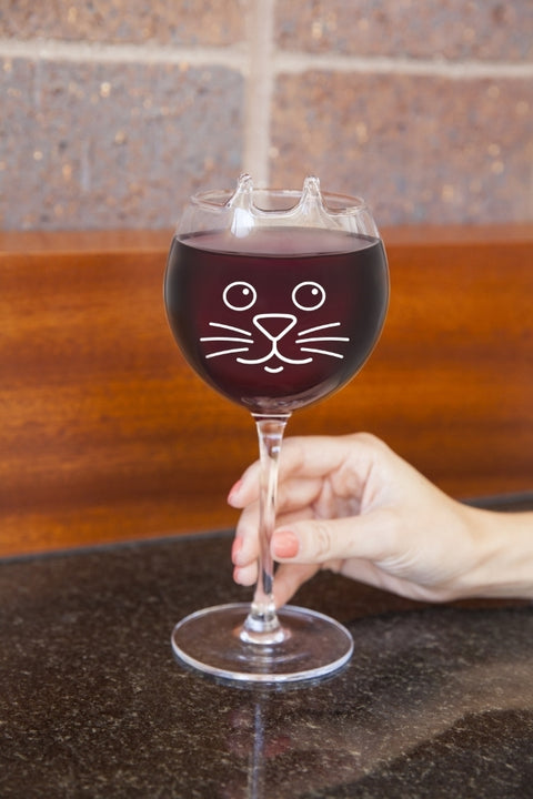 Katinėlio vyno taurė 400 ml – stiklas, BigMouth