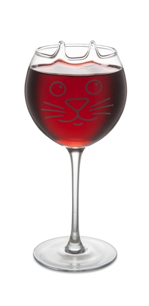 Katinėlio vyno taurė 400 ml – stiklas, BigMouth