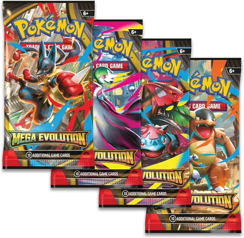 Pokémon TCG Mega Evolution – papildymų rinkinys (6 pakeliai)