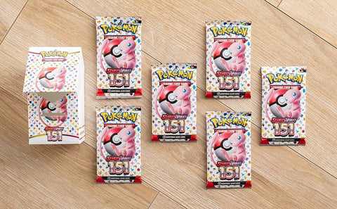 Pokemon TCG Scarlet & Violet 151 papildymo rinkinys 6 pakeliai