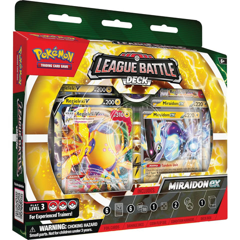 Pokémon TCG Miraidon ex League Battle kovinė kortų kaladė