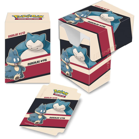 Pokémon kortų dėžutė Snorlax ir Munchlax Full-View Ultra Pro