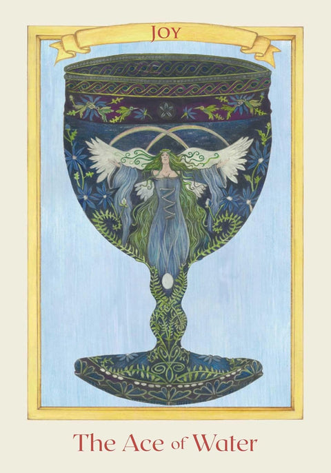 Celtic Elemental Tarot kortos – magiška Gralio išminties kaladė
