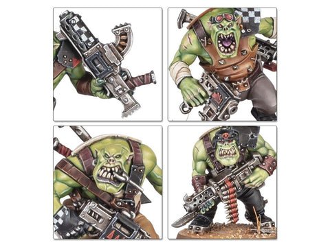 Warhammer 40,000 Orkų startinis rinkinys – miniatiūros, dažai, teptukas