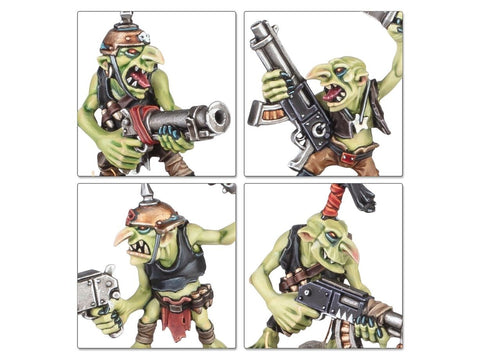 Warhammer 40,000 Orkų startinis rinkinys – miniatiūros, dažai, teptukas