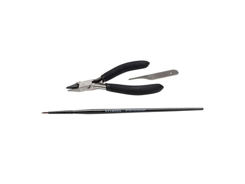 Warhammer 40,000 Citadel dažų ir įrankių rinkinys – 13 dažų, teptukas