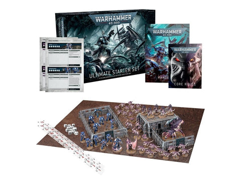 Warhammer 40,000 Ultimate Starter Set – startinis rinkinys (EN), 44 miniatiūros