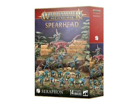 Warhammer AoS Seraphon Spearhead rinkinys: Carnosaur, Kroxigor, Saurus kariai
