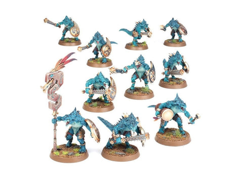 Warhammer AoS Seraphon Spearhead rinkinys: Carnosaur, Kroxigor, Saurus kariai