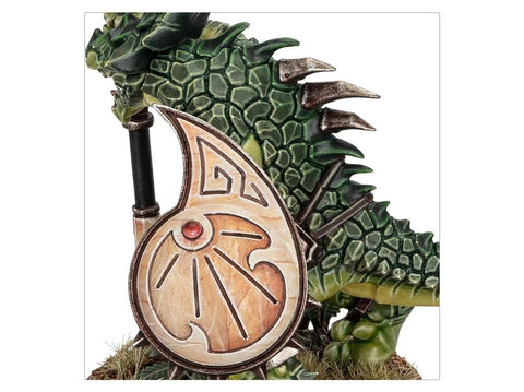 Warhammer AoS Seraphon Spearhead rinkinys: Carnosaur, Kroxigor, Saurus kariai