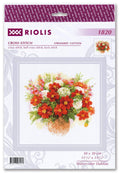 RIOLIS: Watercolor Dahlias siuvinėjimo rinkinys iš RIOLIS Nr.: 1820 - HOBI.LT 🇱🇹