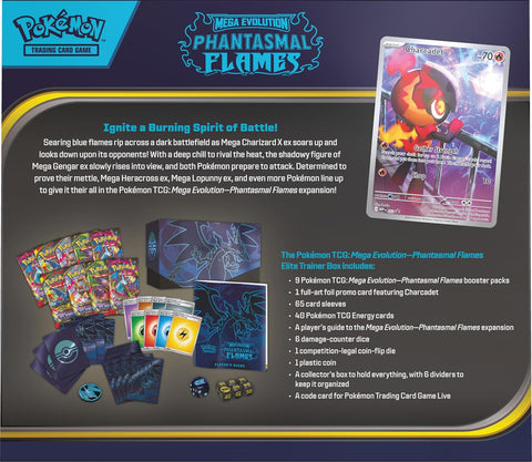 Pokémon Phantasmal Flames Elite Trainer Box ETB rinkinys (anglų k.)