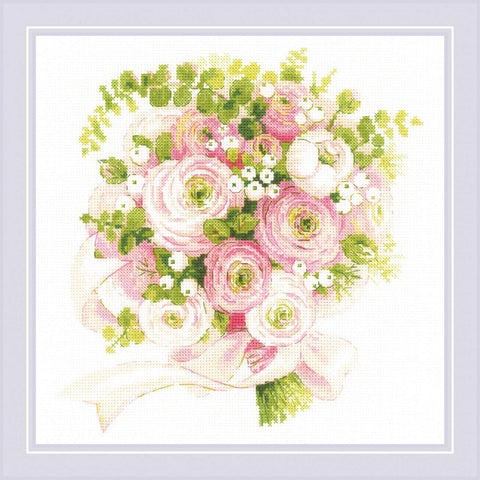 RIOLIS: Wedding Bouquet siuvinėjimo rinkinys iš RIOLIS Nr.: 1867 - HOBI.LT 🇱🇹