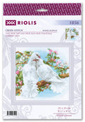 RIOLIS: White Doves siuvinėjimo rinkinys iš RIOLIS Nr.: 1856 - HOBI.LT 🇱🇹