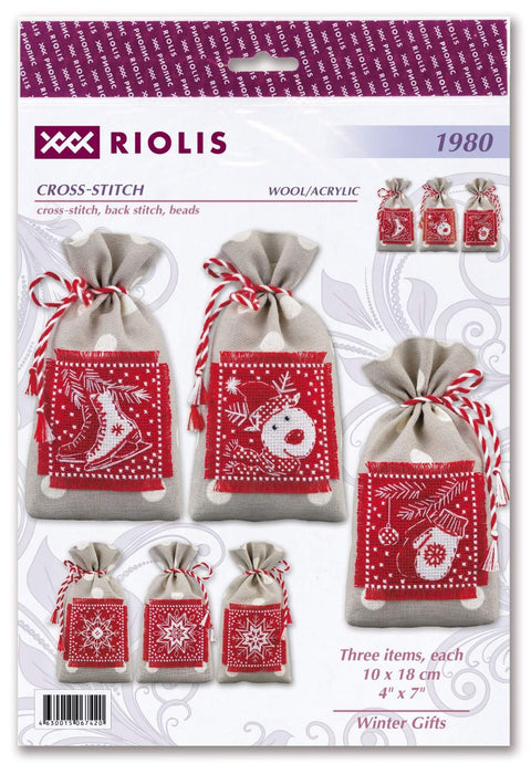 RIOLIS: Winter Gifts siuvinėjimo rinkinys iš RIOLIS Nr.: 1980 - HOBI.LT 🇱🇹