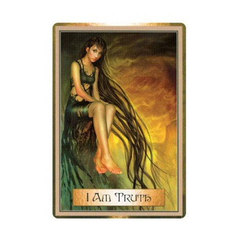 Blue Angel: Wisdom of the Golden Path Oracle kortos - HOBI.LT 🇱🇹