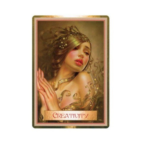 Blue Angel: Wisdom of the Golden Path Oracle kortos - HOBI.LT 🇱🇹