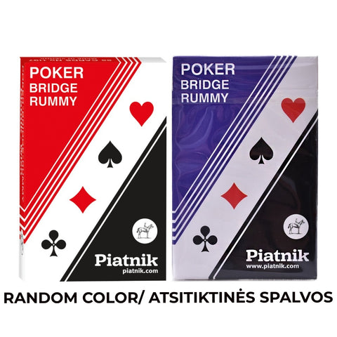 Piatnik kortos pokeriui, bridžui ir rummy – 55 kortų kaladė