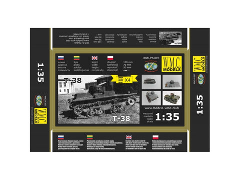 WMC T-38 tanketas 1/35 – plastikinis surinkimo rinkinys (PK001)