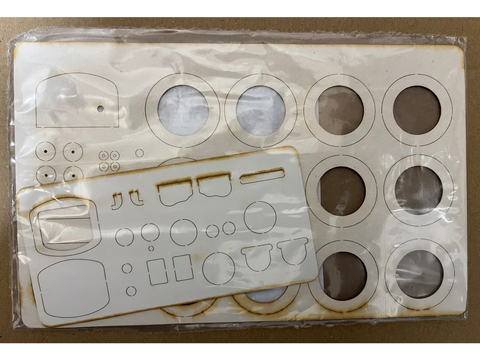 Russo-Balt C 24/40 lazeriu pjautas rėmas 1/25 mastelis WMC