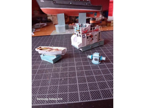 WMC JŽS-80 jūrų žvejybos seineris – popierinis modelis 1:100