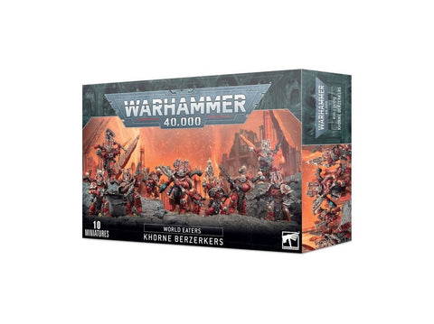 Warhammer 40,000 World Eaters: Khorne Berzerkers (10 vnt.)