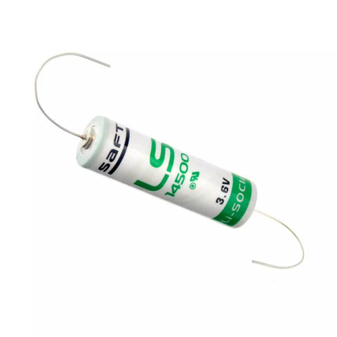 Saft LS14500 AA ličio baterija 3,6V 2600mAh su ašiniais laidais
