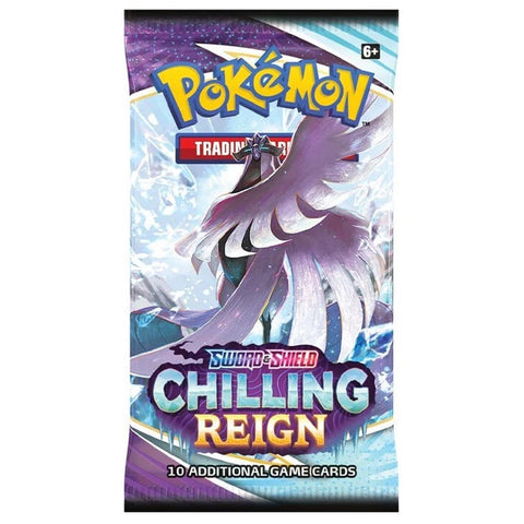 Pokémon TCG Sword & Shield: Chilling Reign papildymas – 10 kortų, anglų k.