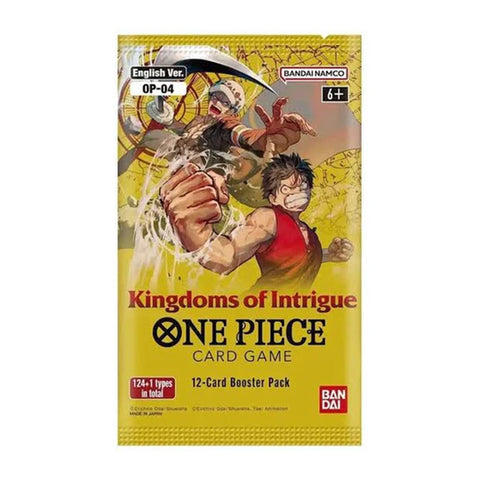 One Piece TCG Kingdoms of Intrigue papildymo pakelis – 12 kortų